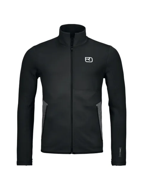 ORTOVOX logo-print zip-up sweatshirt