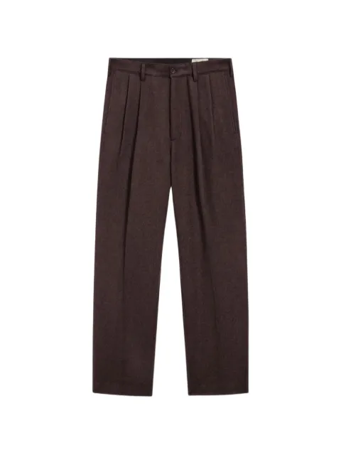 Pence Santos double-pleated flannel trousers