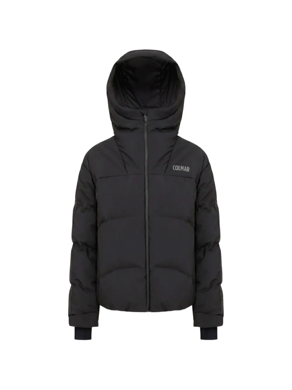 Colmar padded hooded ski jacket Zwart