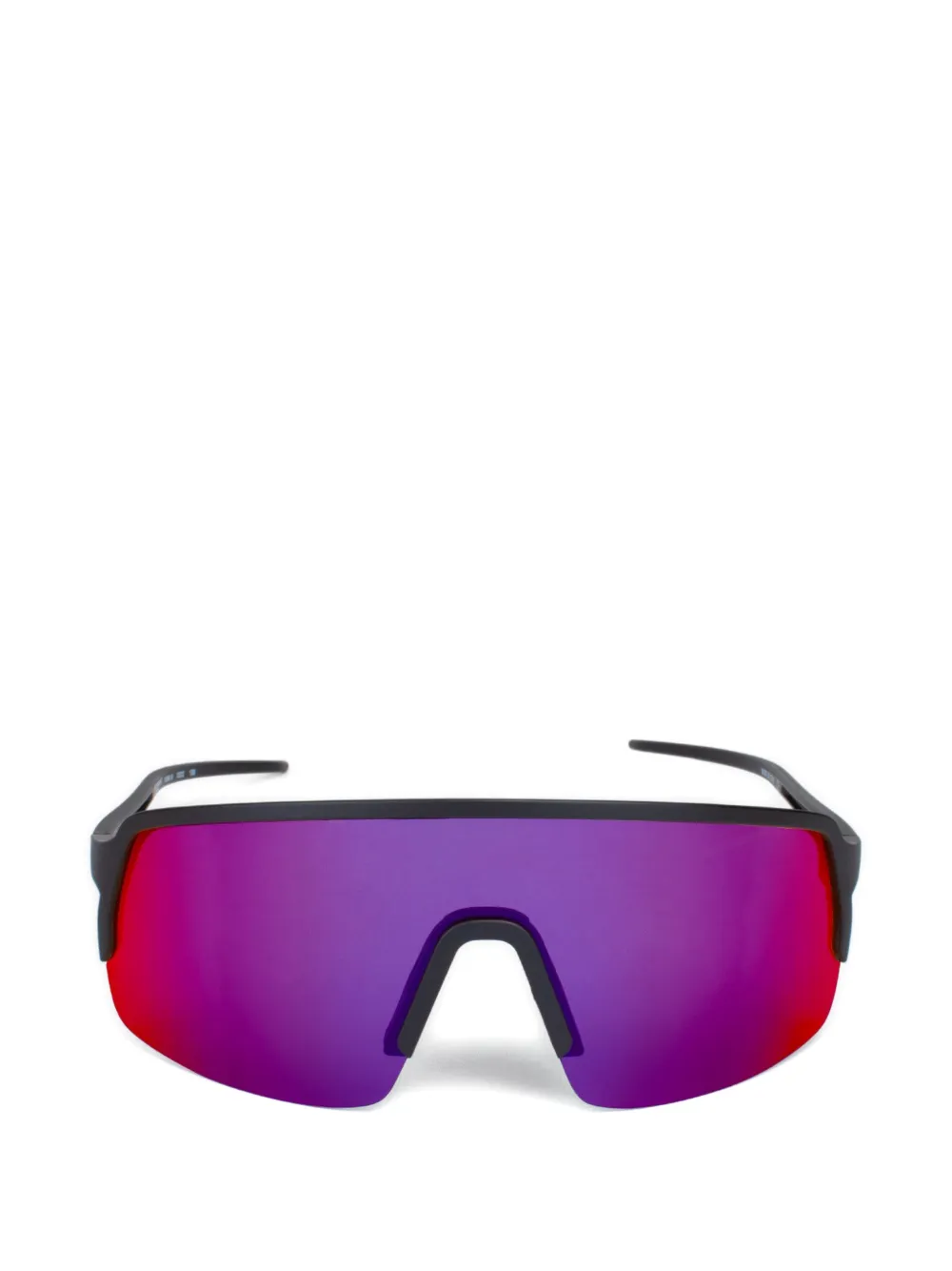 OUT OF geometric-frame sunglasses Zwart