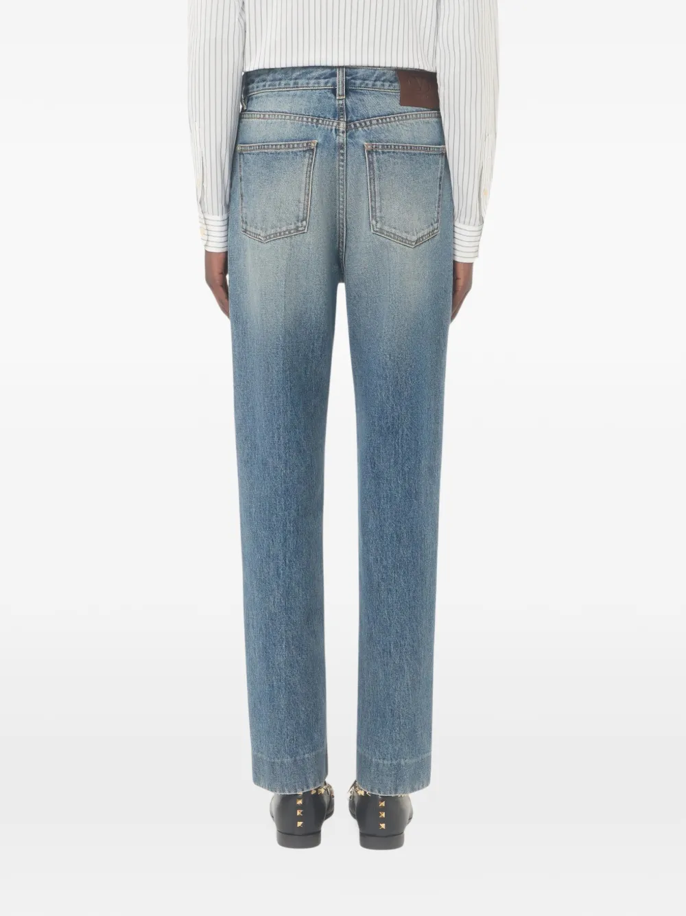 Valentino Garavani five-pocket denim trousers Blauw