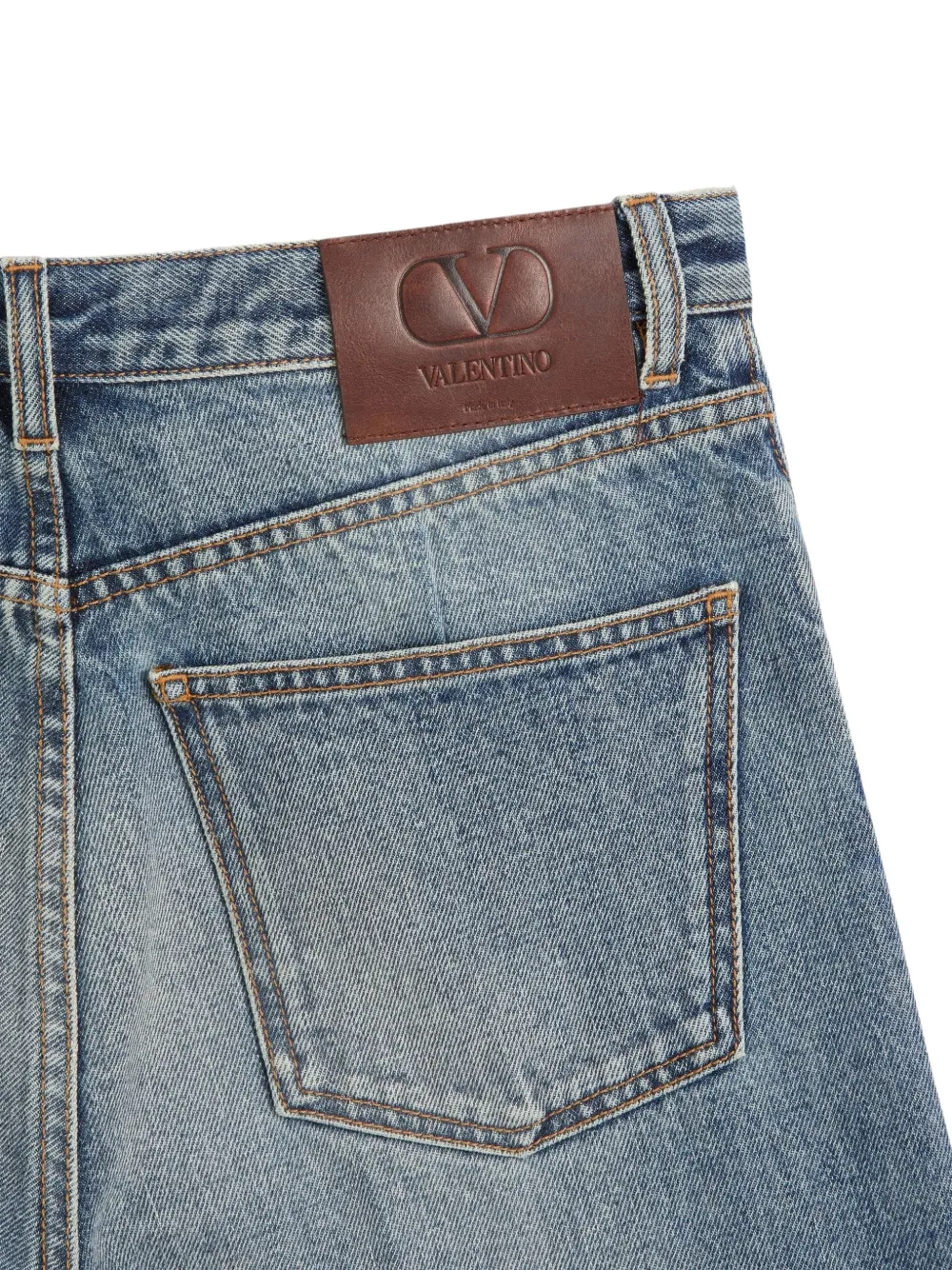 Valentino Garavani five-pocket denim trousers Blauw