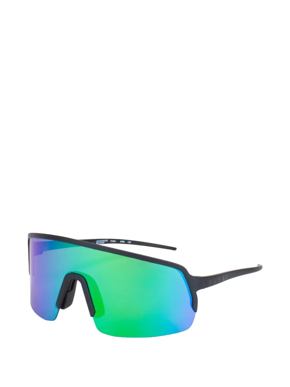 OUT OF Piuma geometric-frame sunglasses Zwart