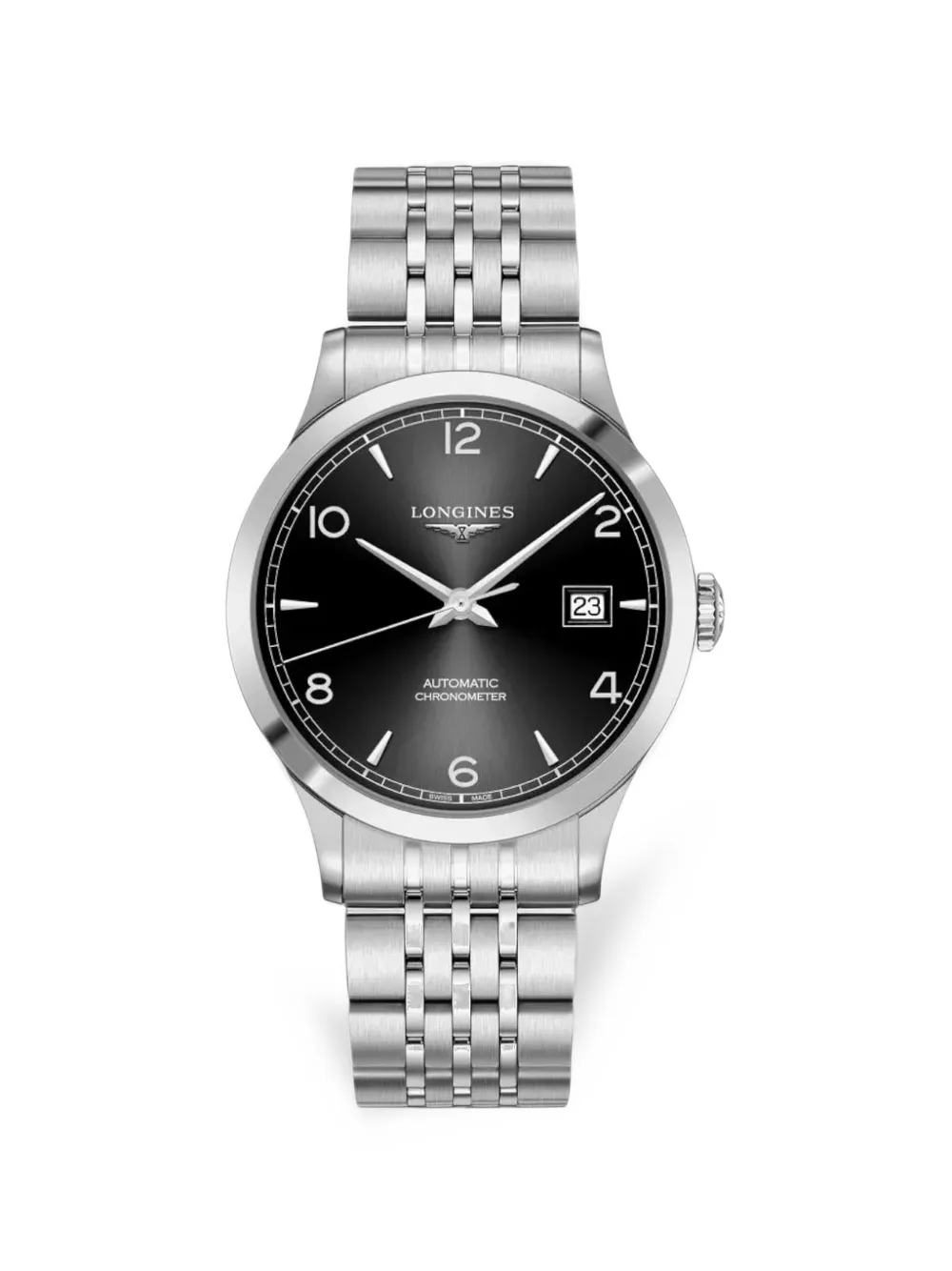 Longines 2025 Record 40mm watch - Noir Longines 2025 Record 40mm watch - Noir