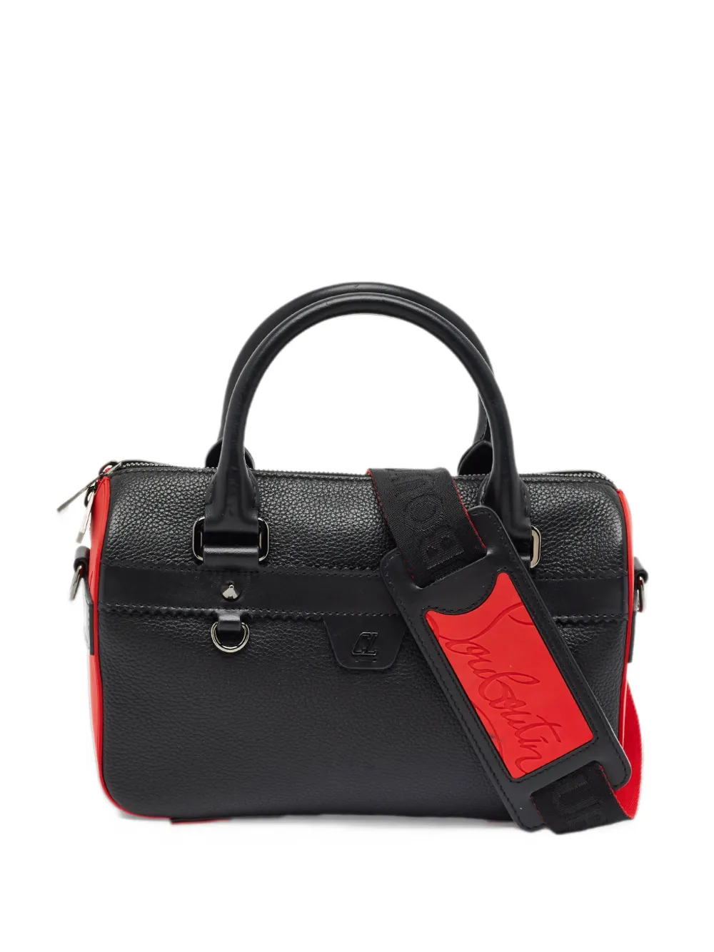 Christian Louboutin Pre-Owned small Ruisbuddy grained-leather tote bag - Nero