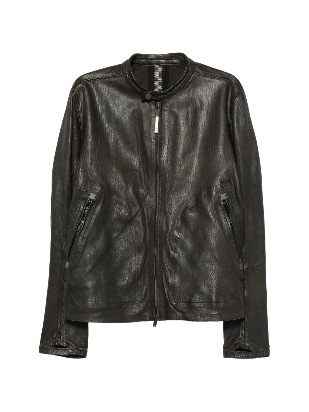 Isaac Sellam Experience zip-up leather jacket Bruin