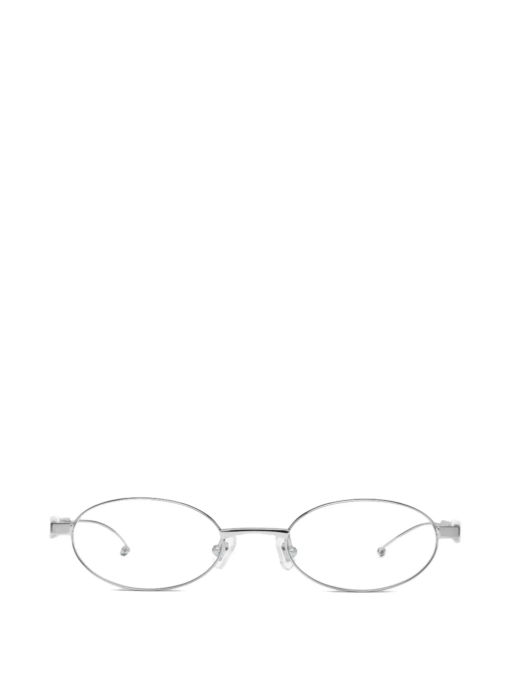 Maison Margiela lunettes de vue à monture ovale - Argent Maison Margiela lunettes de vue à monture ovale - Argent