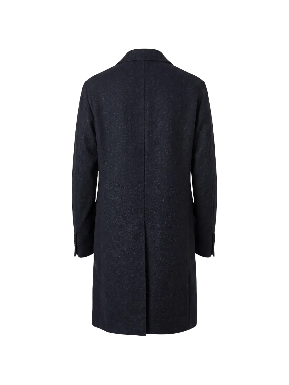 Zegna double-breasted peak-lapel coat Blauw
