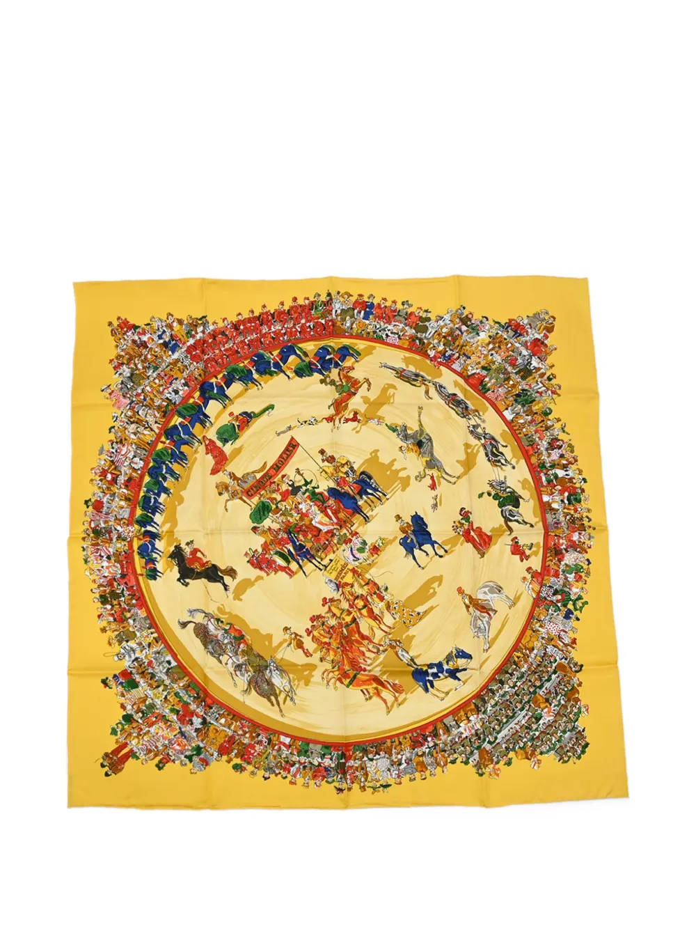 Hermès Pre-Owned Cirque Molier scarf - Yellow