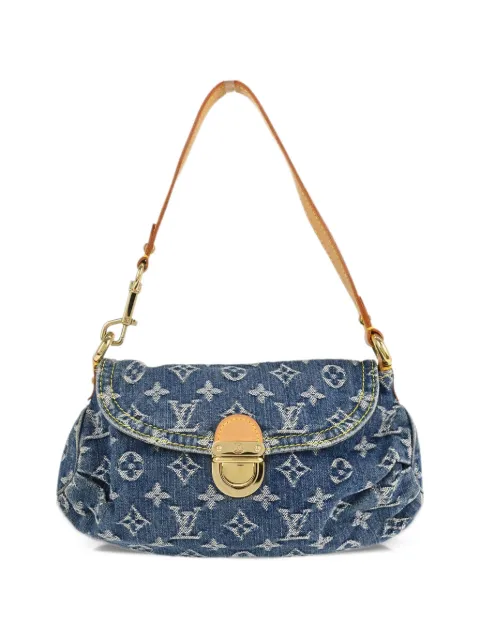 Louis Vuitton Pre-Owned Mini Pleaty Monogram denim shoulder bag