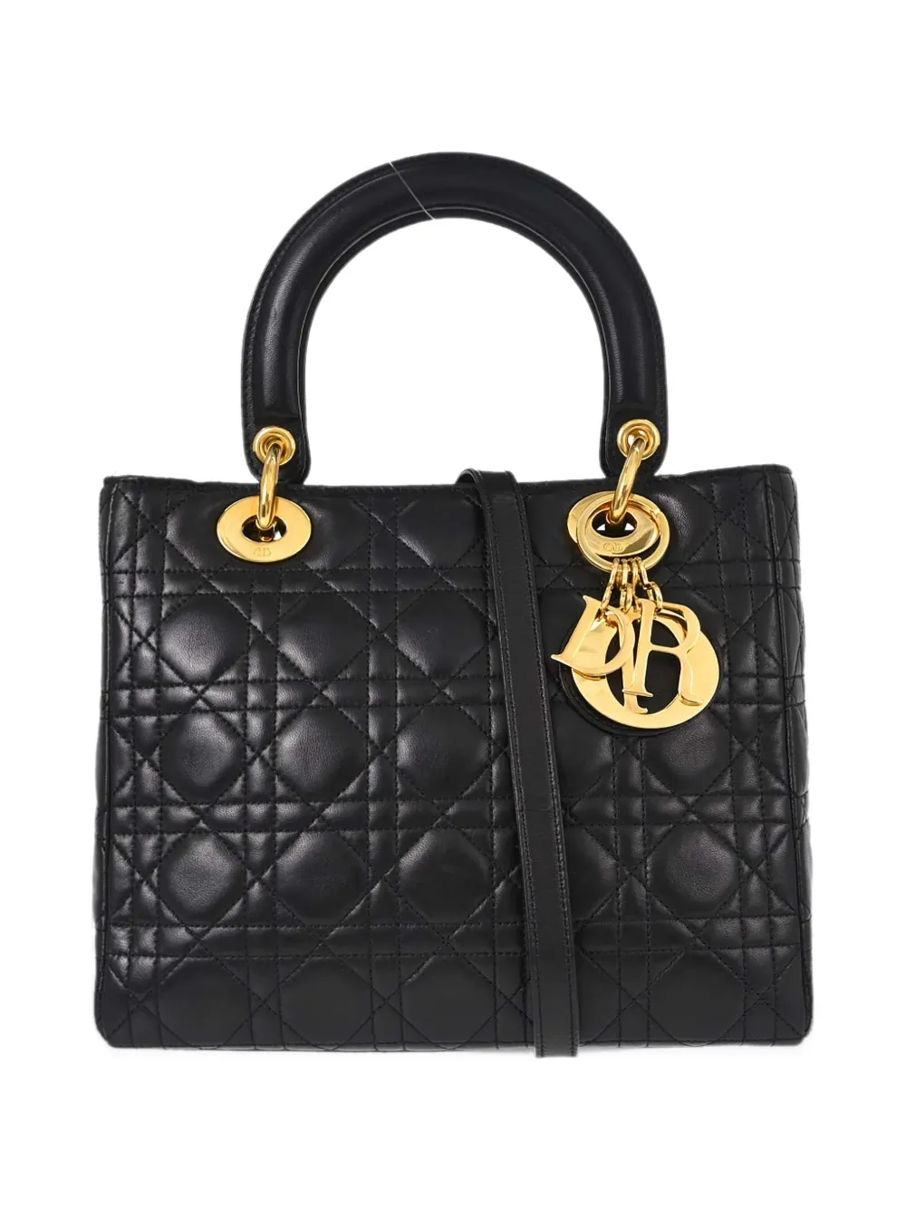 Christian Dior Pre-Owned Lady Dior Cannage tote bag - Nero