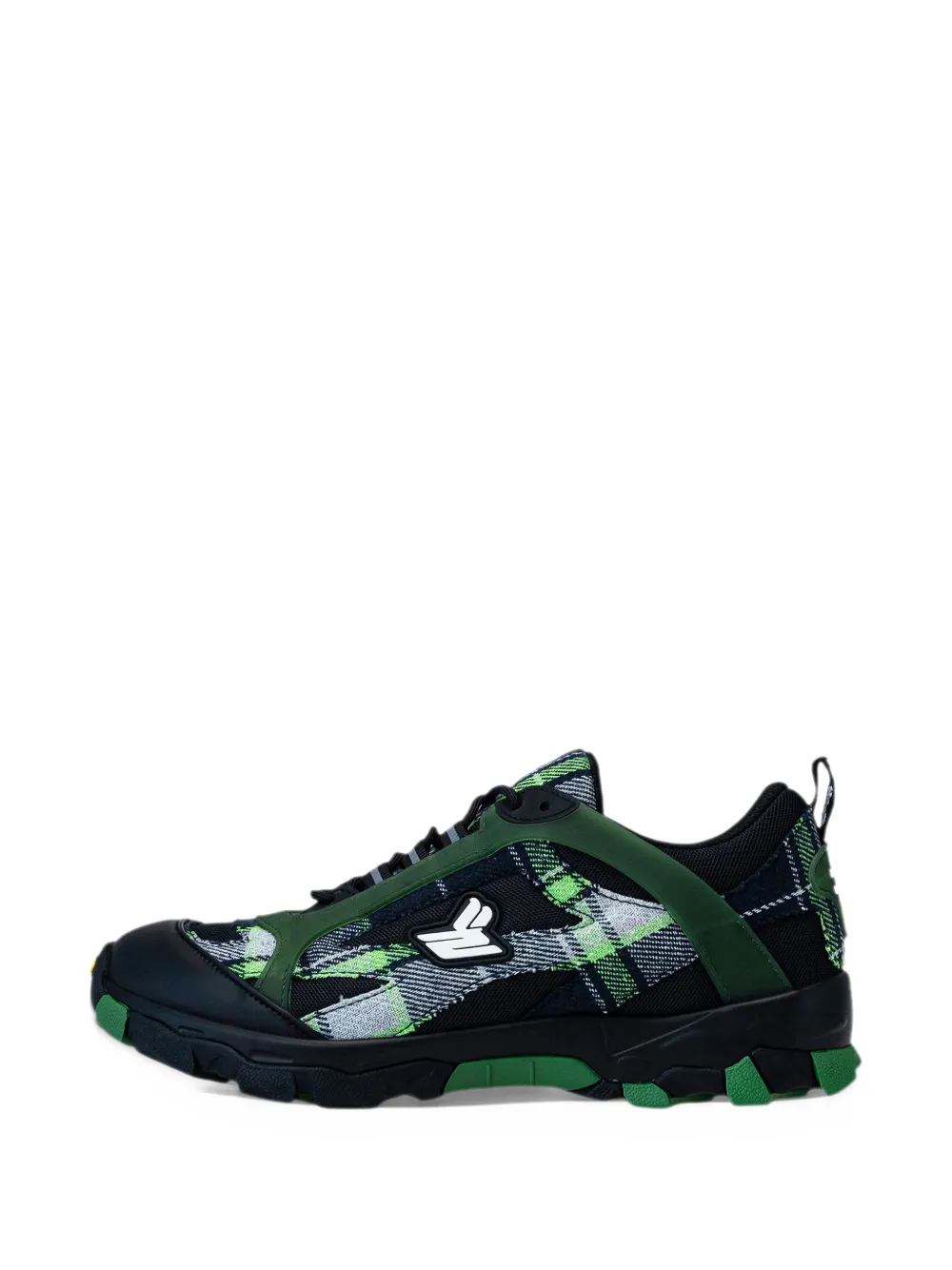 ERIC EMANUEL Sickö check sneakers - Black