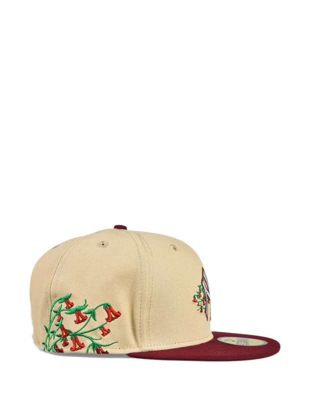 NEW ERA CAP New York Yankees Chile Copihue Flower baseball cap Beige