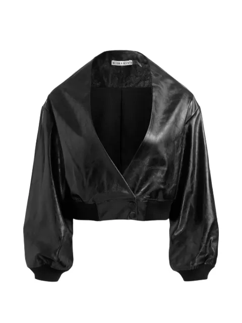 alice + olivia Sylvia wrap jacket