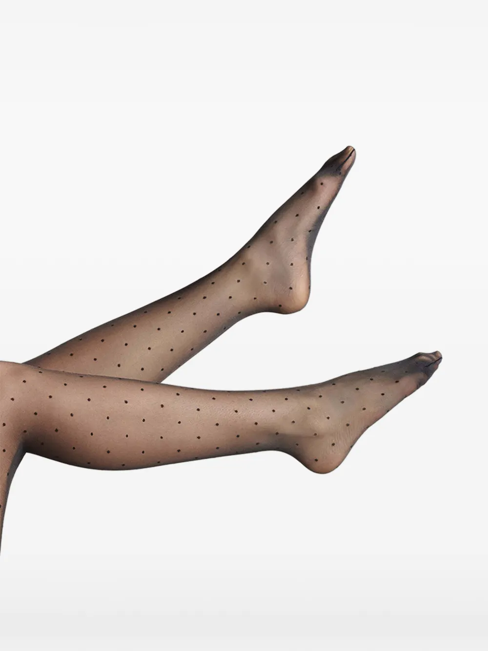 SCANDALE Plumetis 15D doorzichtige panty Zwart