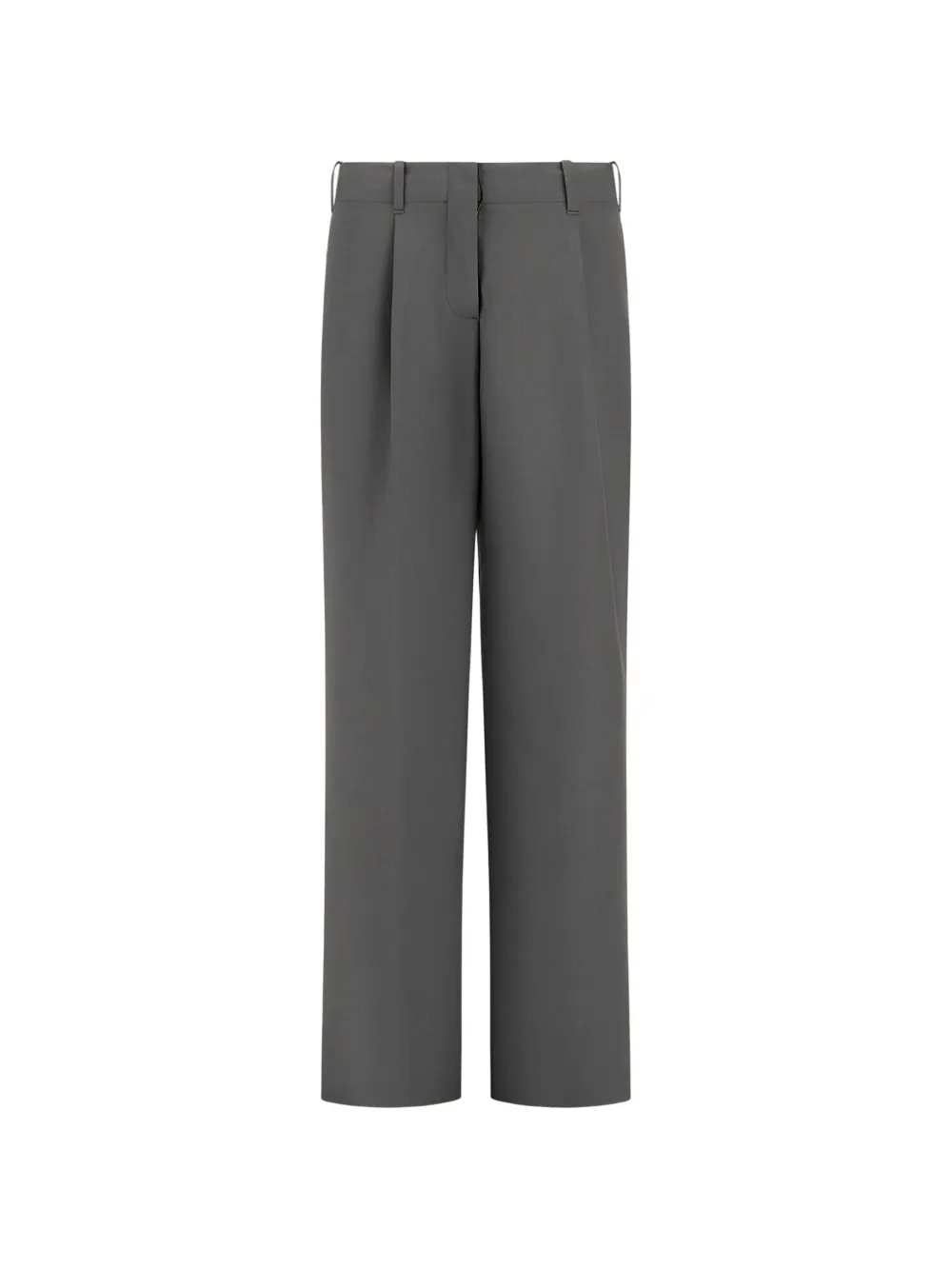 Herno pleated straight-leg trousers Grijs