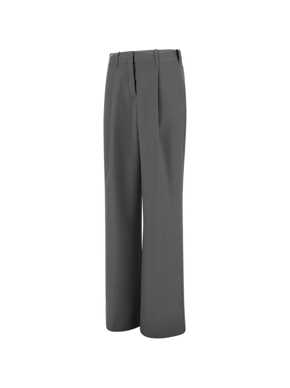 Herno pleated straight-leg trousers Grijs