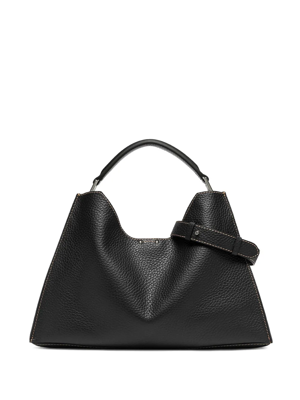 GIANNI CHIARINI Aurora grained-leather tote bag Zwart