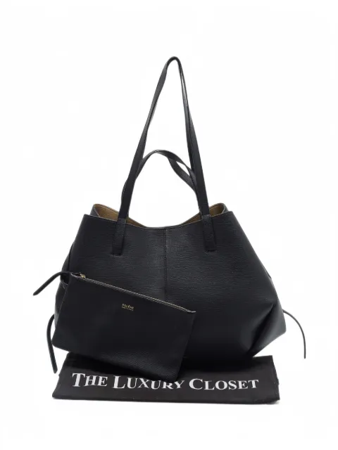 Polène Cyme leather tote bag