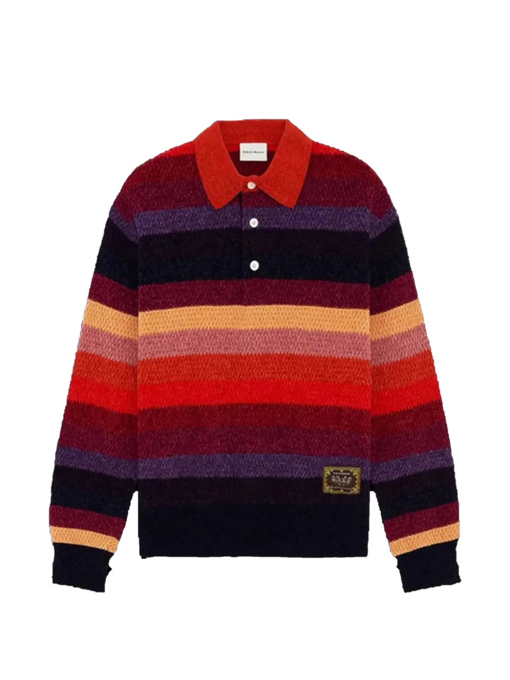 Drôle De Monsieur Gestreepte trui Rood