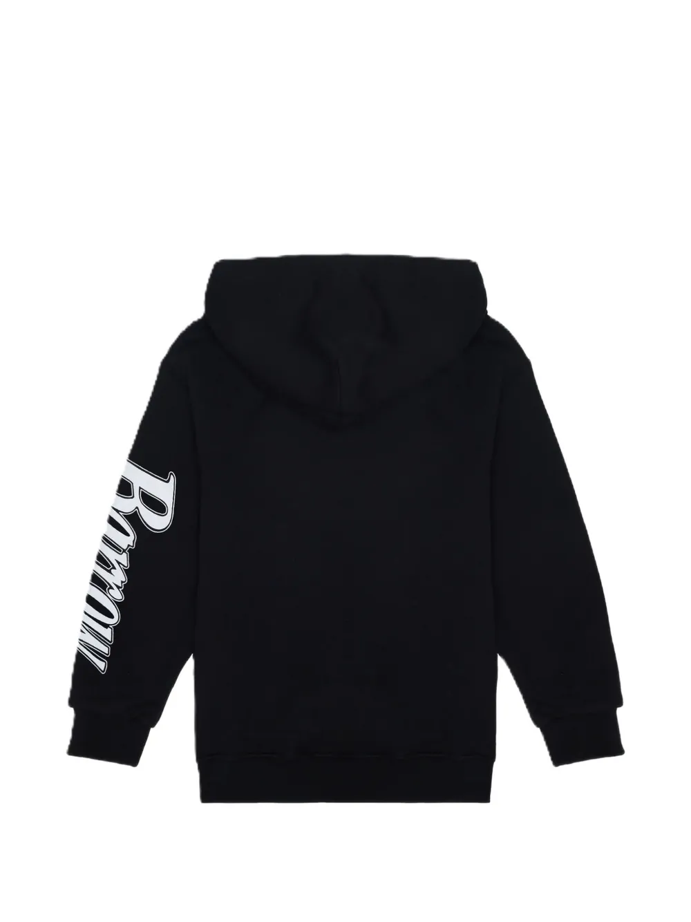 Barrow kids teddy-graphic logo-print hoodie Zwart