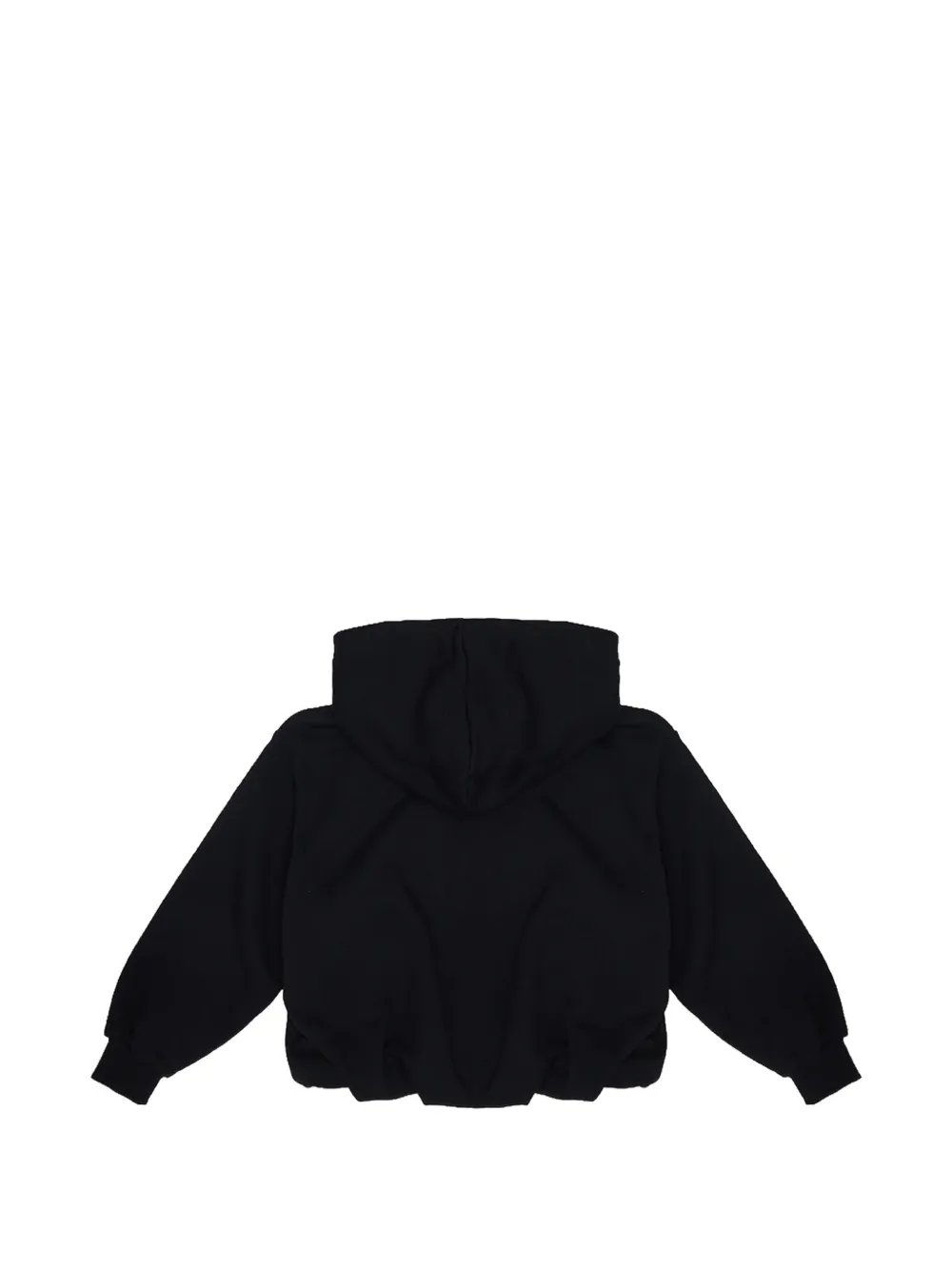 Barrow kids teddy bear-print hoodie Zwart
