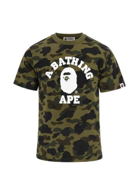 A BATHING APE® 1st camo college T-shirt
