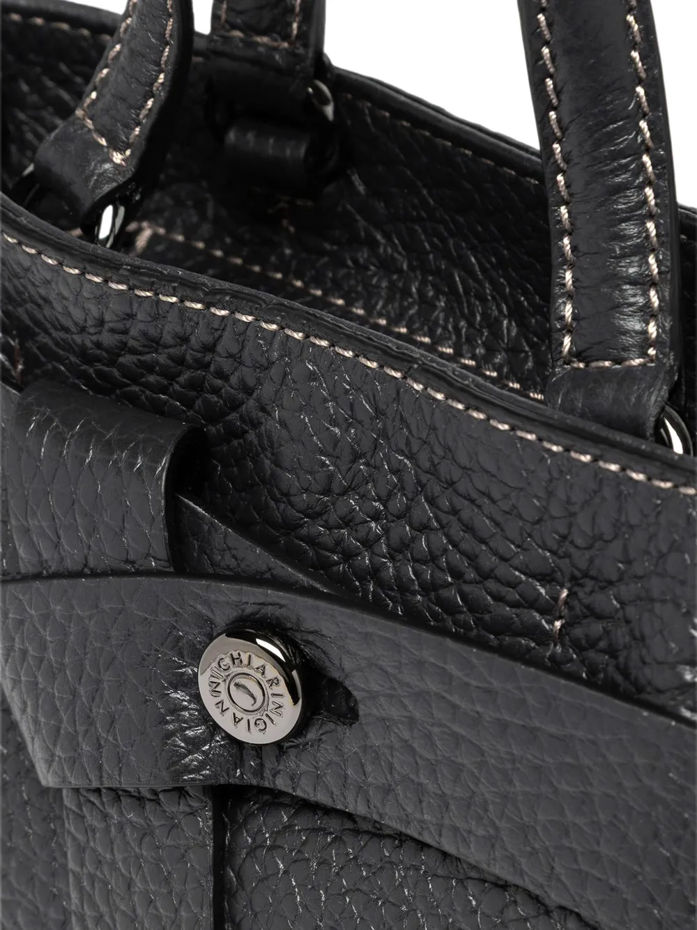 GIANNI CHIARINI small Miranda tote bag Zwart
