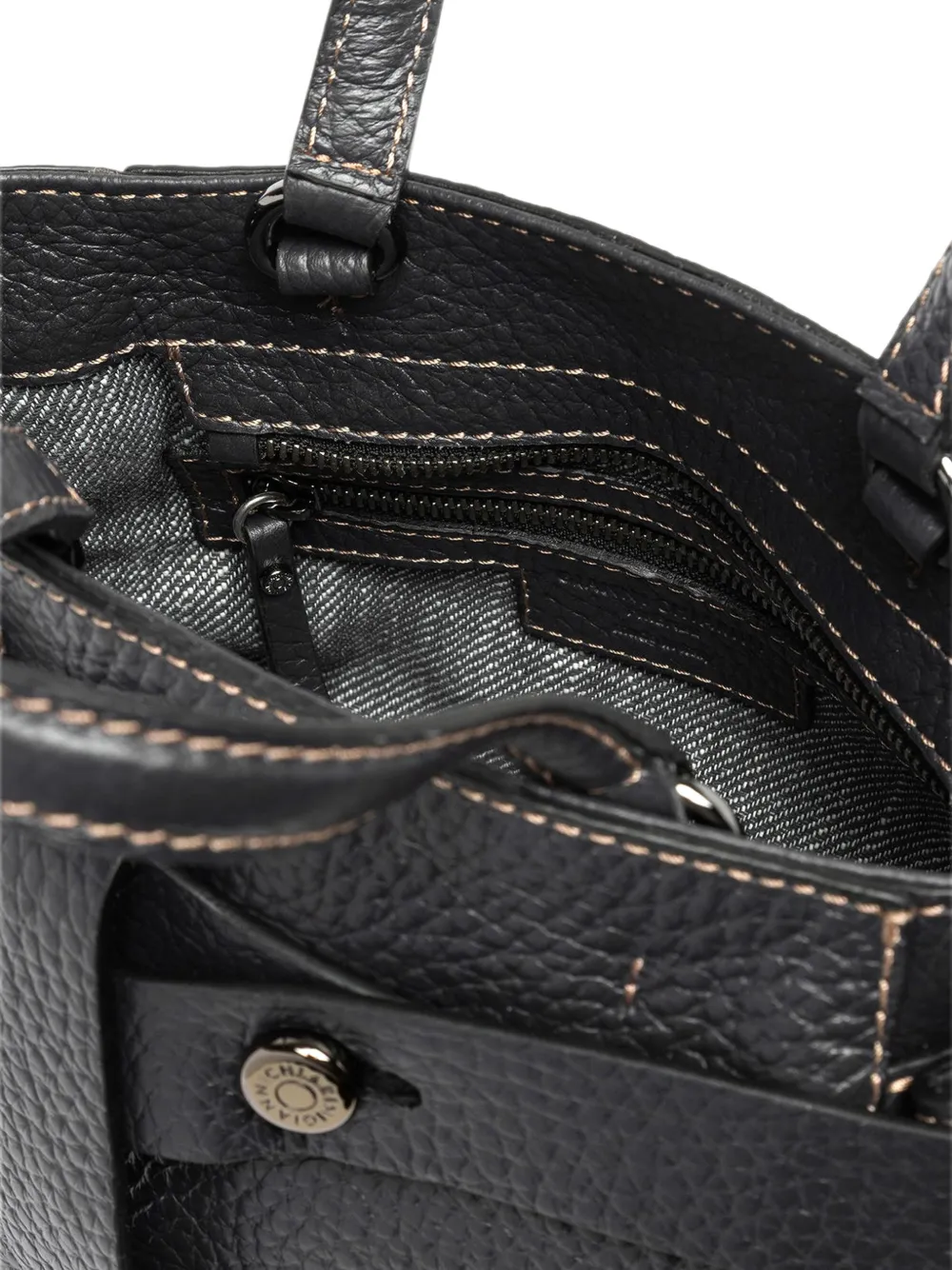 GIANNI CHIARINI small Miranda tote bag Zwart