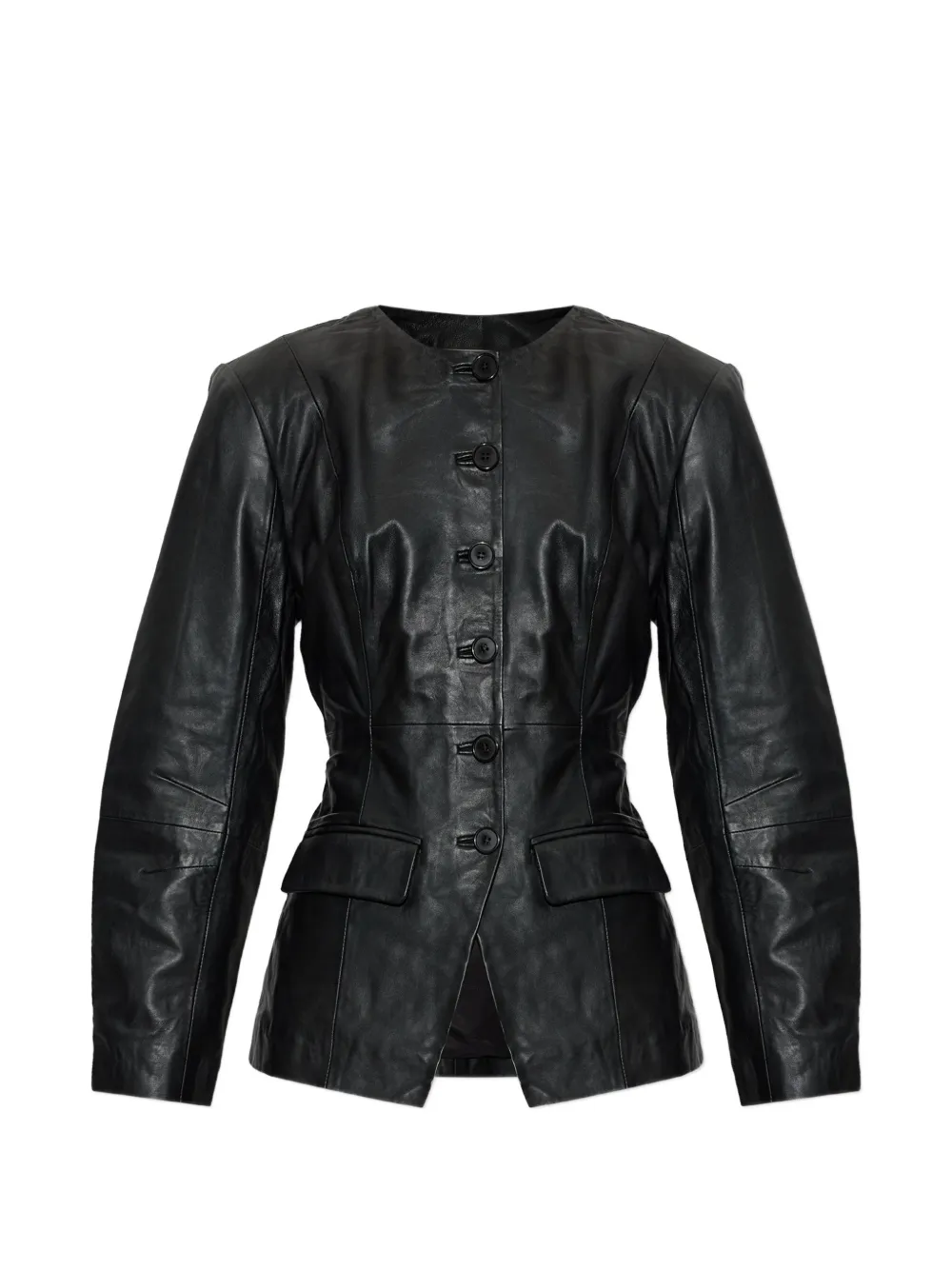 Gestuz Gzchaela leather jacket Zwart
