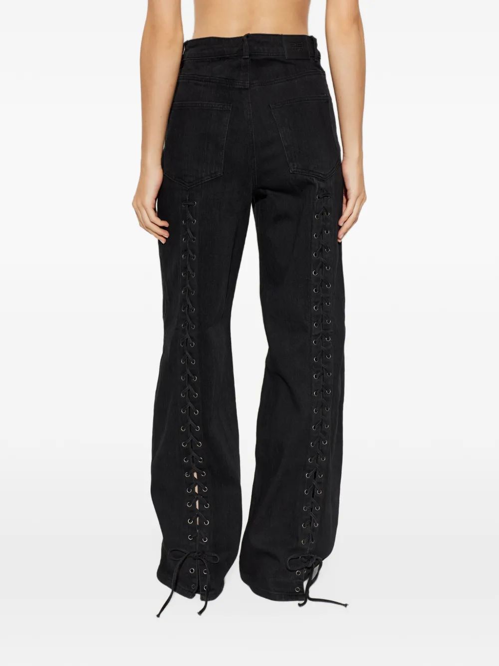 Gestuz Gznanetta wide-leg jeans Zwart