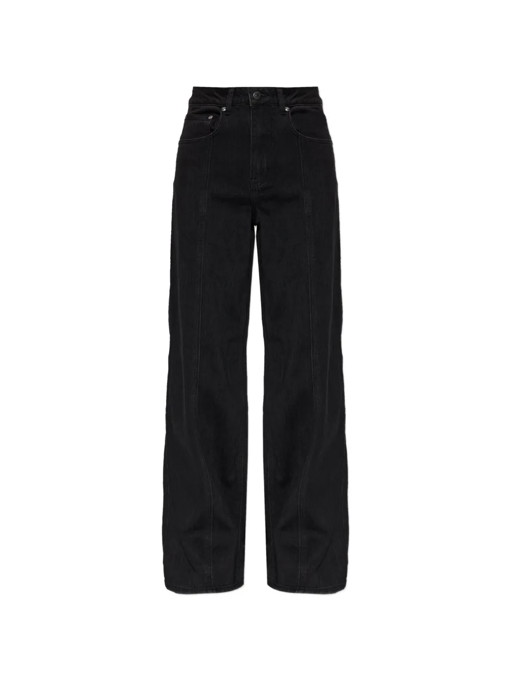 Gestuz Gznanetta wide-leg jeans Zwart