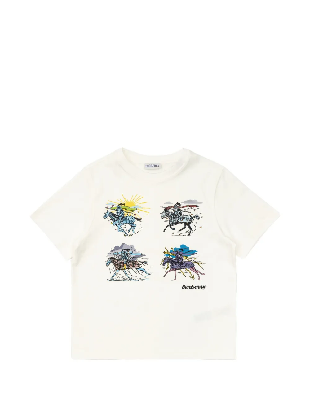 Burberry Kids graphic-print T-shirt - Bianco