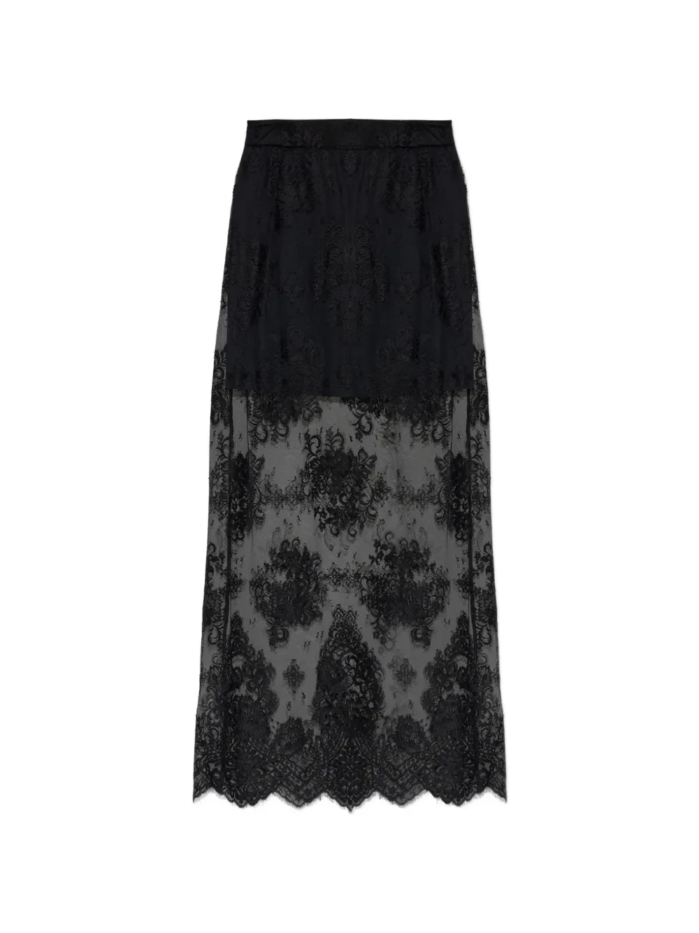 Gestuz Gzruby lace-overlay maxi skirt Zwart