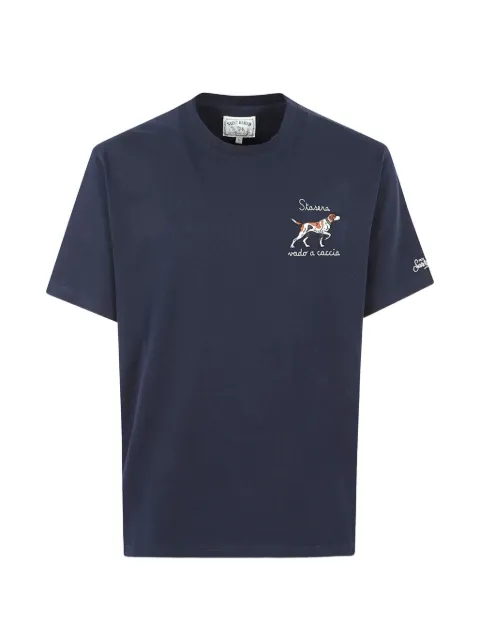 MC2 Saint Barth embroidered cotton T-shirt