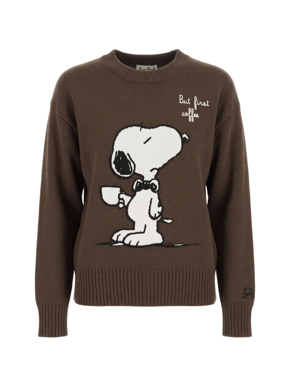 MC2 Saint Barth Tessa Snoopy-intarsia sweater Bruin