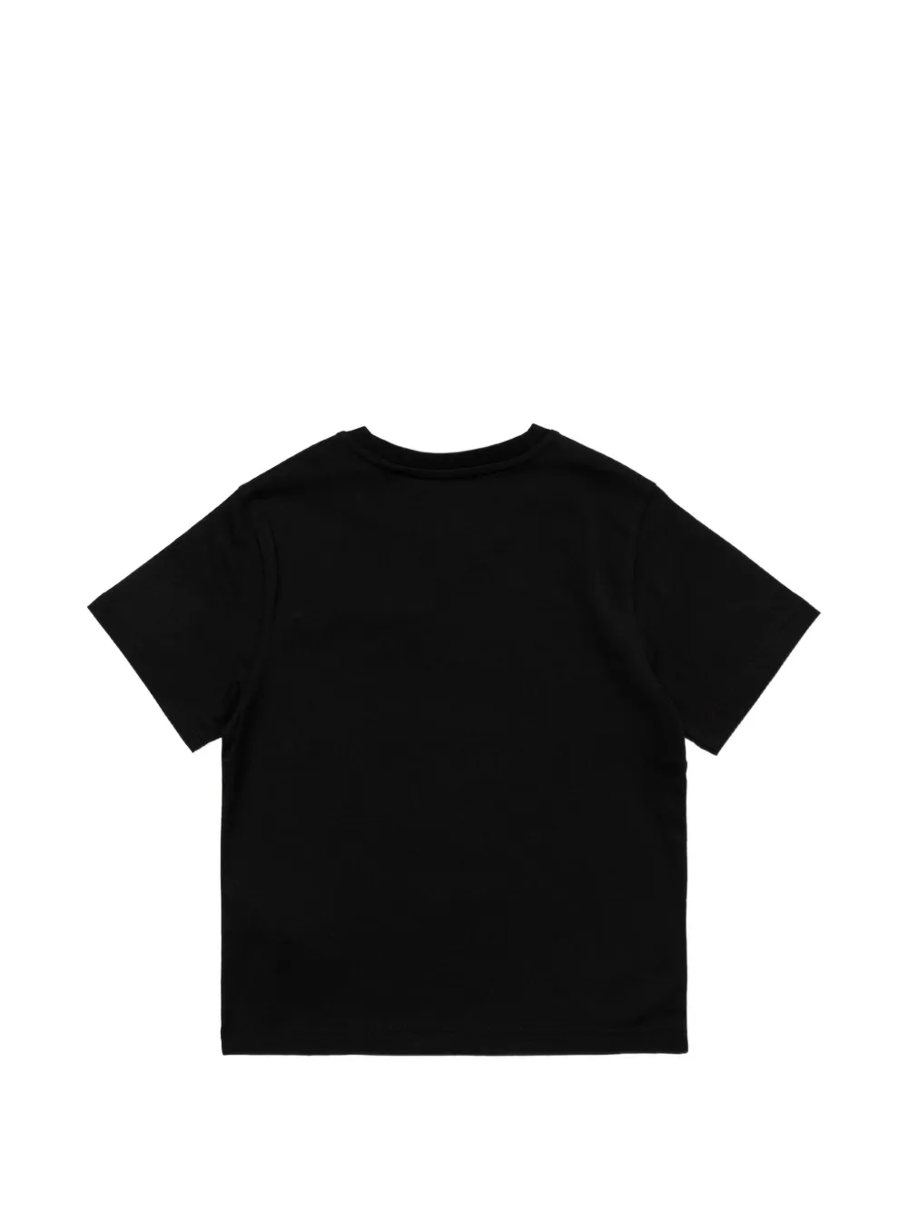 Burberry Kids Check-pocket T-shirt Zwart