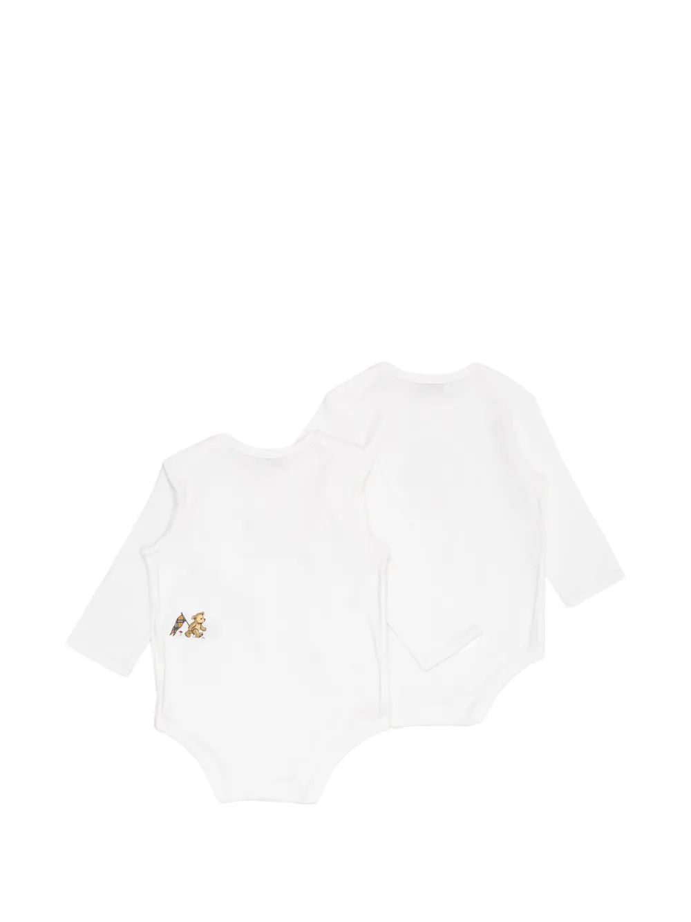 Burberry Kids Thomas Bear graphic-print bodysuits (set of two) Wit