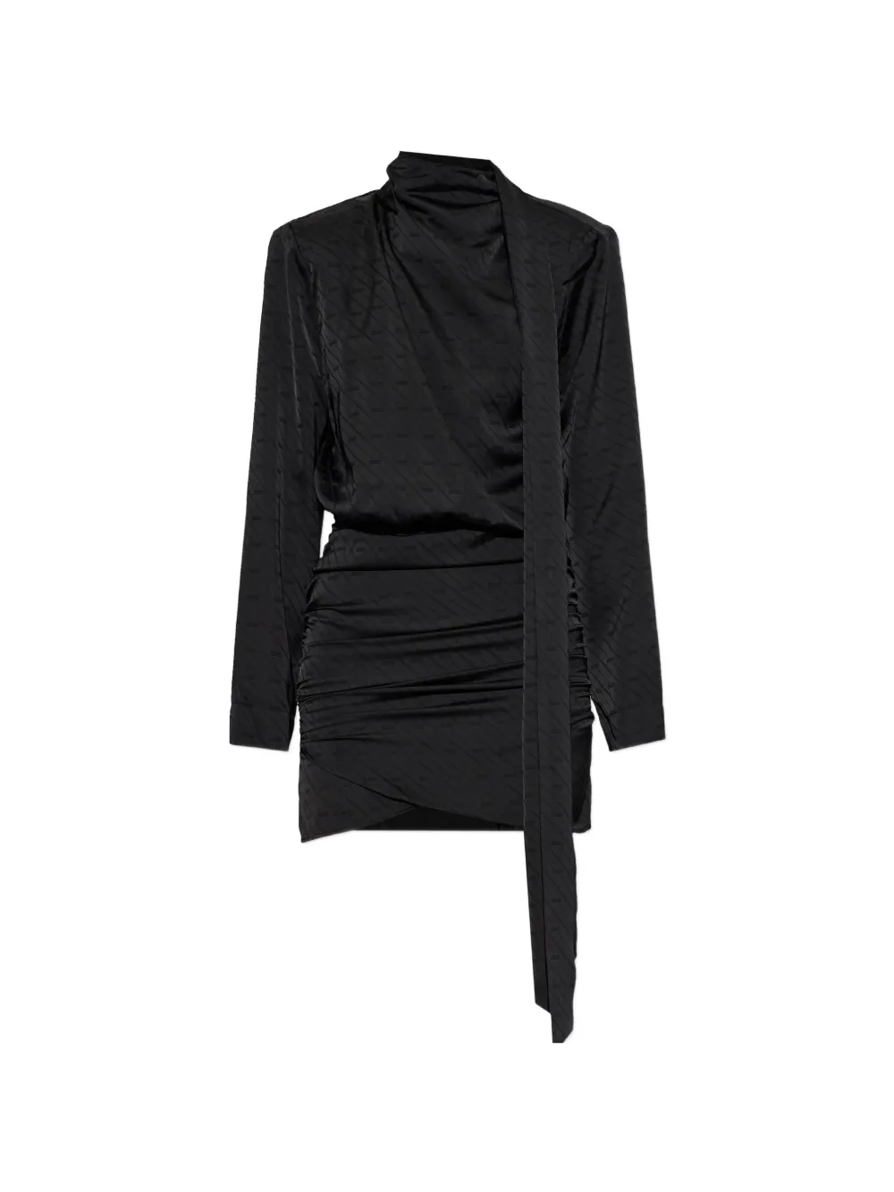 Gestuz Gzestha ruched mini dress Zwart