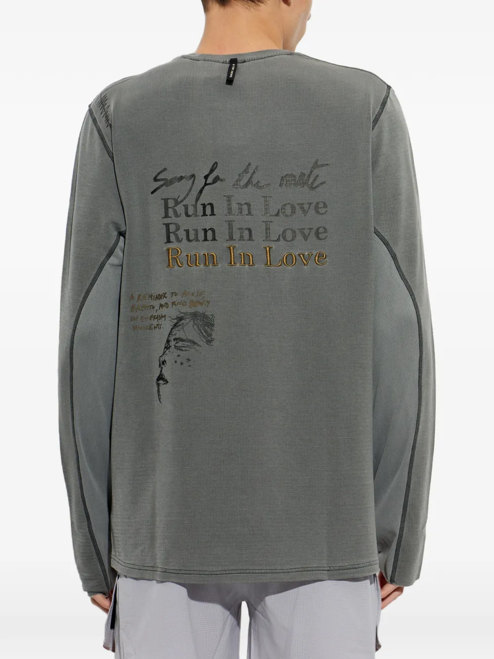 adidas x Song For The Mute long-sleeve T-Shirt Grijs
