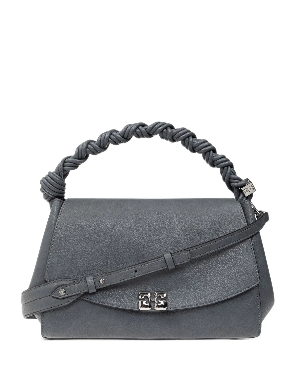 GANNI Very Bou bag in grained grey - Grigio