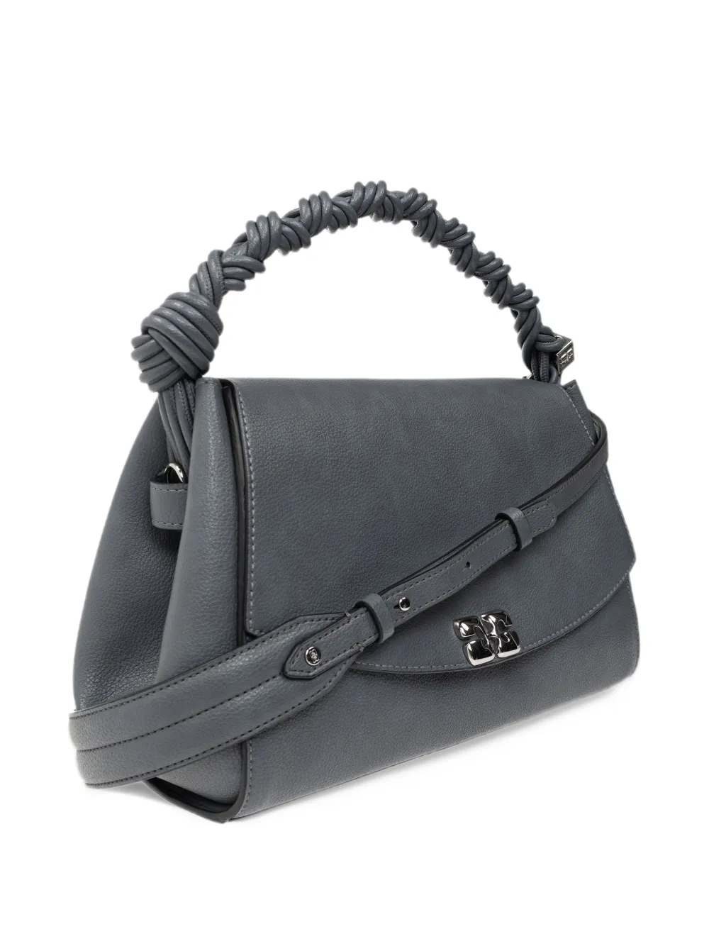 GANNI Very Bou bag in grained grey Grijs
