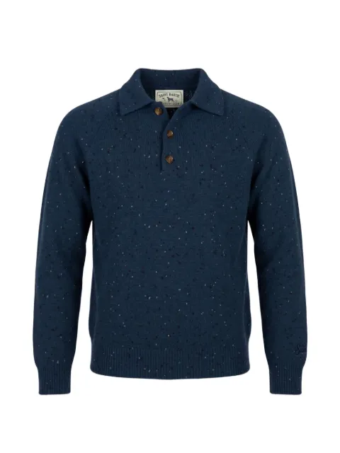 MC2 Saint Barth Alfie Raglan Donegal polo sweater