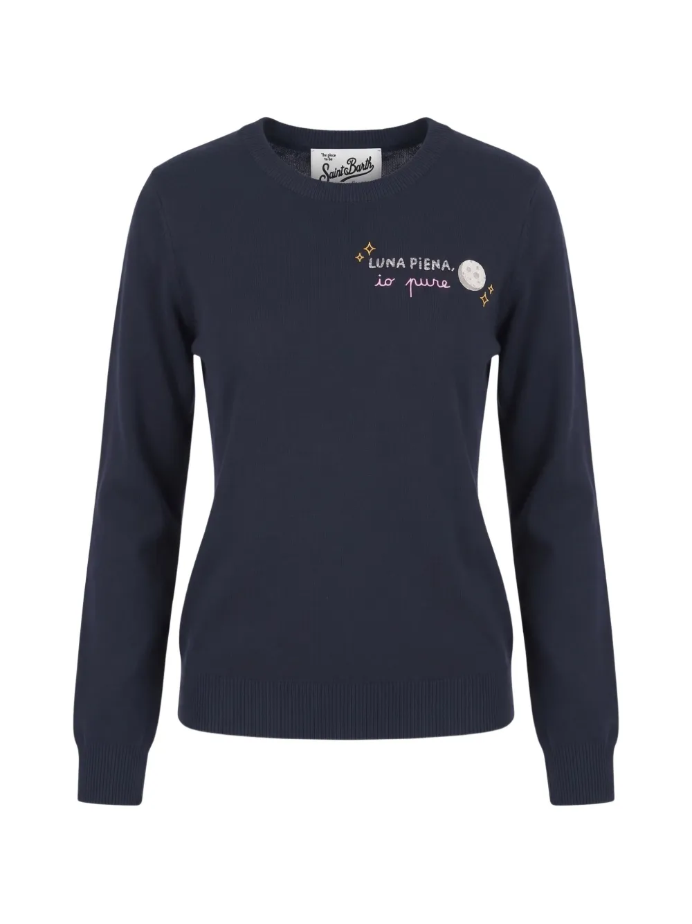 MC2 Saint Barth New Queen Embry embroidered sweater Blauw