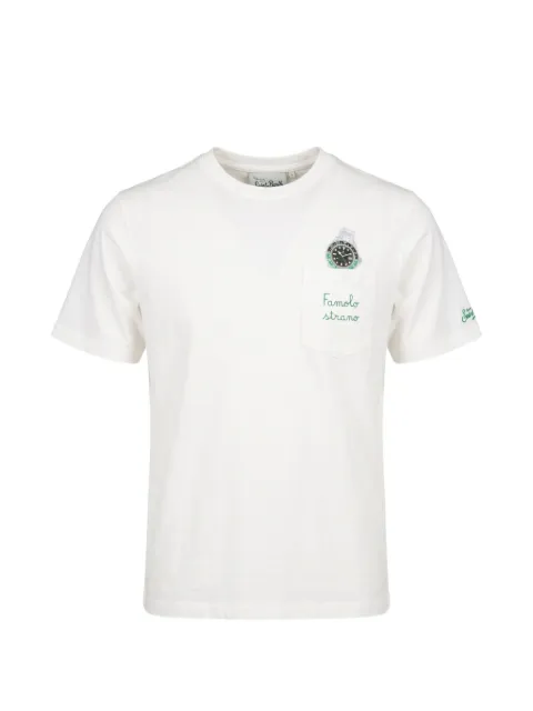 MC2 Saint Barth embroidered pocket T-shirt