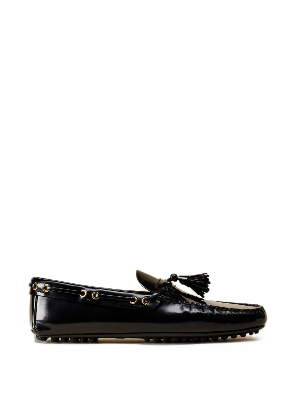 Car Shoe tassel-detail leather loafers - Nero