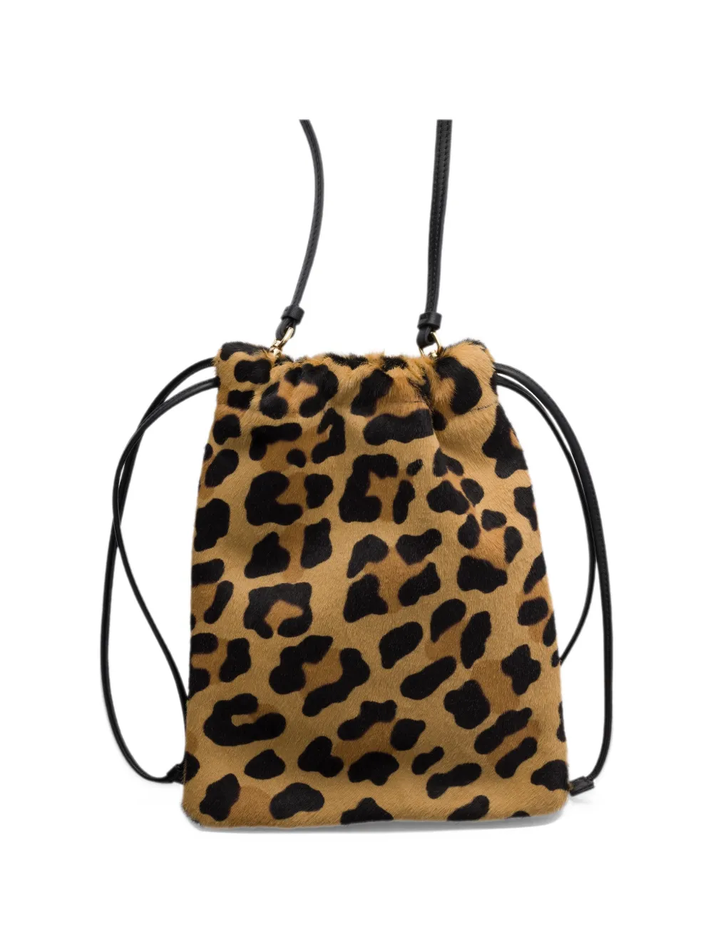 Prada printed calf hair smartphone pouch Beige