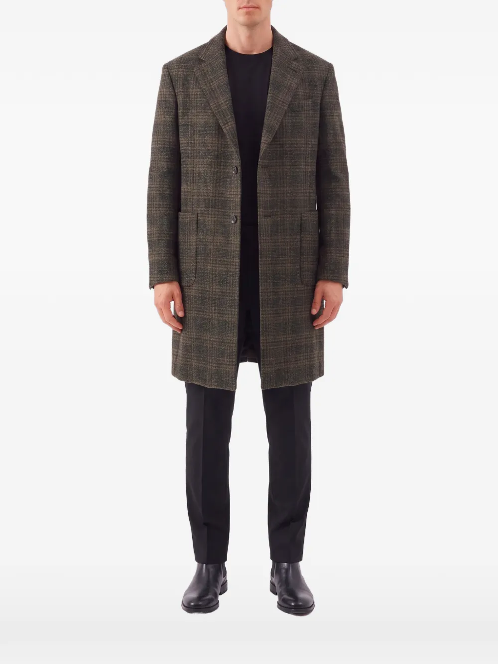 Barena Baron Filzada single-breasted coat - Marrone