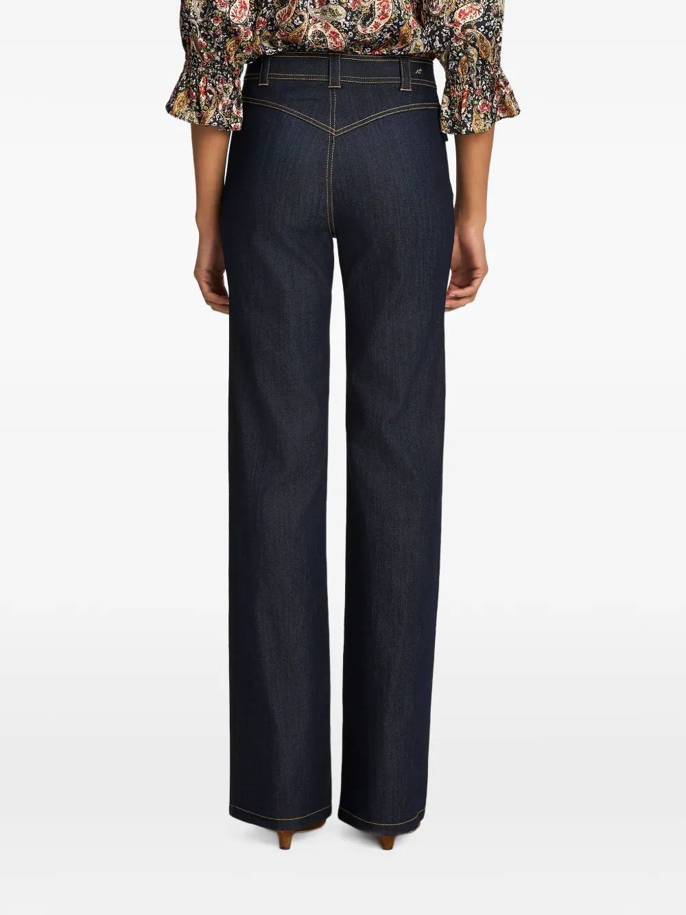 Cinq A Sept Cassie pocket-detail jeans Blauw