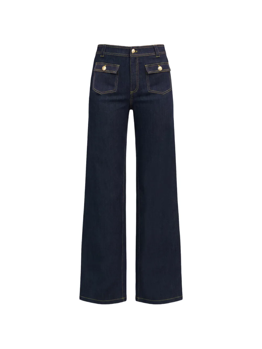 Cinq A Sept Cassie pocket-detail jeans - Blu